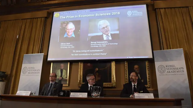 La Academia anuncia los ganadores del Nobel de Economía