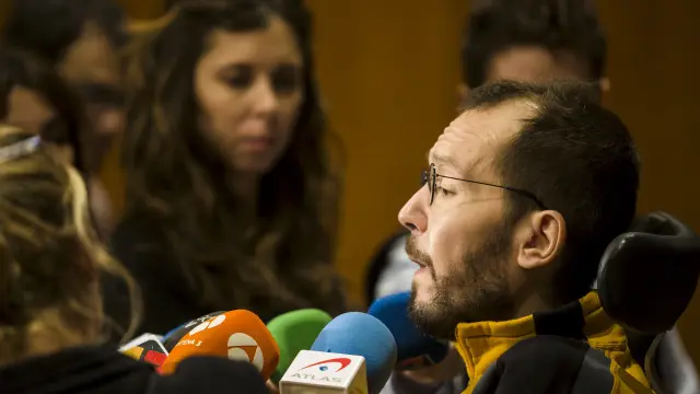 El secretario general de Podemos en Aragón, Pablo Echenique.