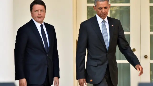 Barack Obama recibe a Matteo Renzi en la Casa Blanca