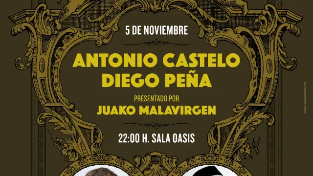Antonio Castelo y Diego Peña abrirán el ciclo.