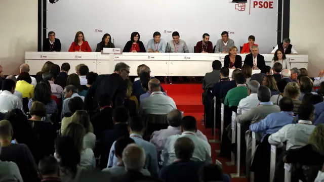 Una imagen del Comité Federal del PSOE