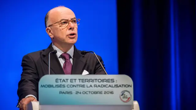 Bernard Cazeneuve durante el encuentro nacional para la prevención de la radicalización yihadista.