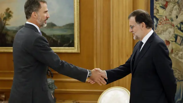 Felipe VI y Rajoy
