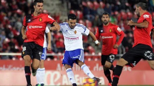 El Real Zaragoza empata en Mallorca