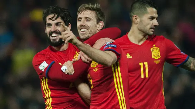 España vence a Macedonia