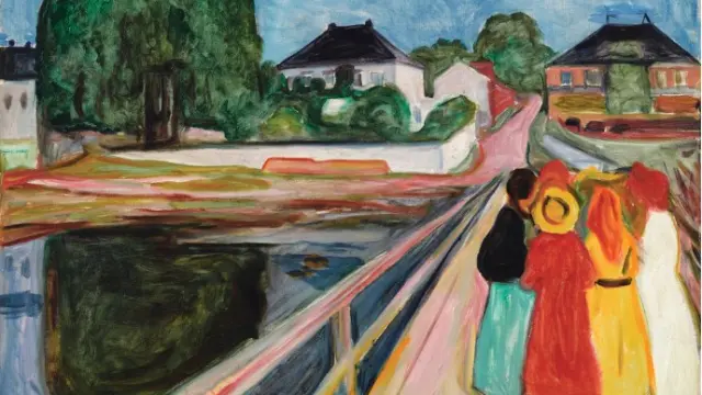 'Girls on the Bridge' de Eduard Munch.