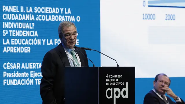 César Alierta durante el 4º Congreso Nacional de Directivos.