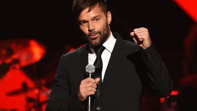 Ricky Martin durante la gala de los Grammy Latino.