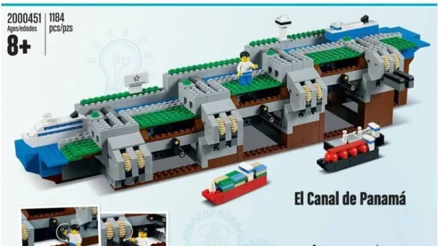 El juguete, recomendado para niños mayores de 7 años, servirá para entender el funcionamiento del ingenioso sistema del canal de Panamá.