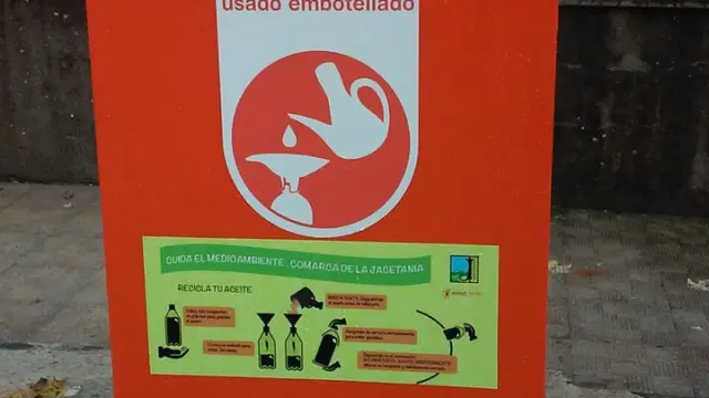 La comarca de La Jacetania dispone de veinte contenedores de recogida de aceite.