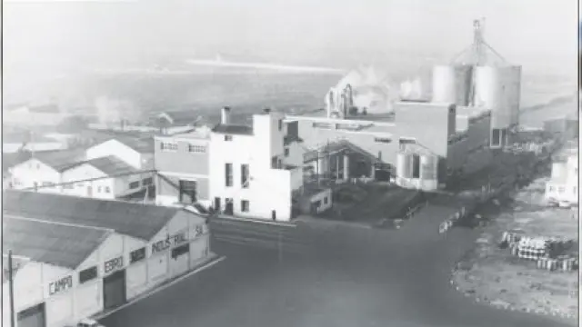 La factoría zaragozana a mediados de la década de los sesenta.