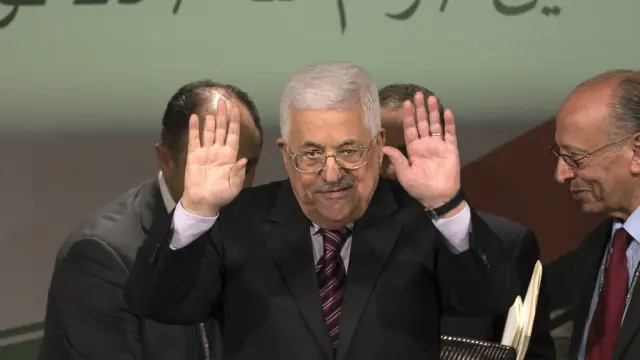 Mahmud Abás, presidente de Fatah.