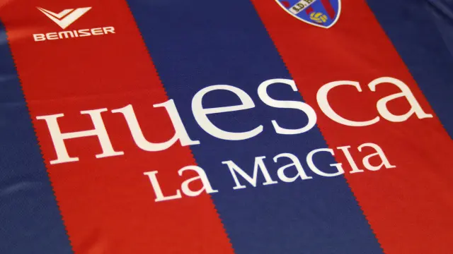 La camiseta que lucirá el Huesca en Copa.