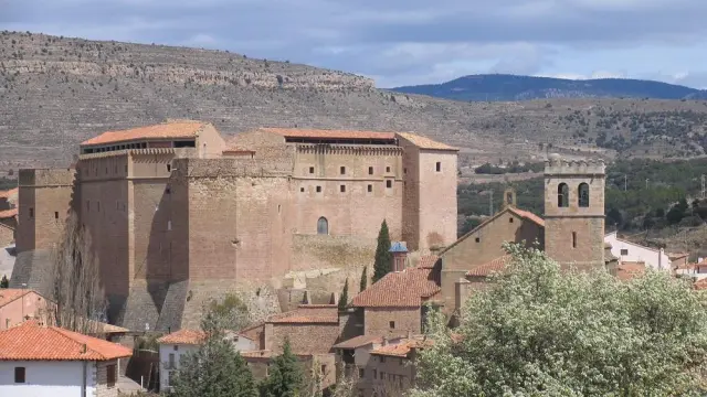 Imagen del castillo de Mora de Rubielos.