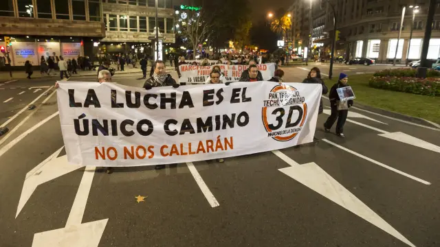Marchas de la Dignidad en Zaragoza