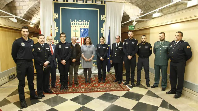Entrega de diplomas a la 22ª promoción de la Academia de Policías Locales de Aragón.