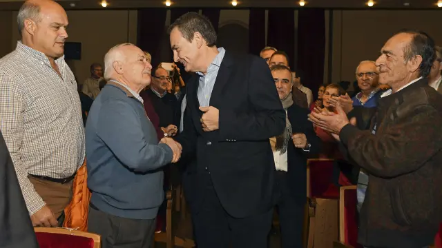 Zapatero, en un acto celebrado este sábado en honor a los alcaldes socialistas de la provincia de León