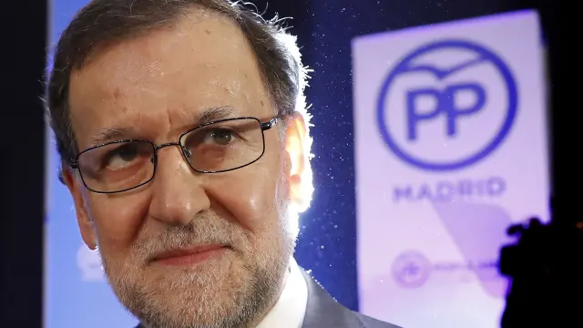 Rajoy en el acto del PP este miércoles.