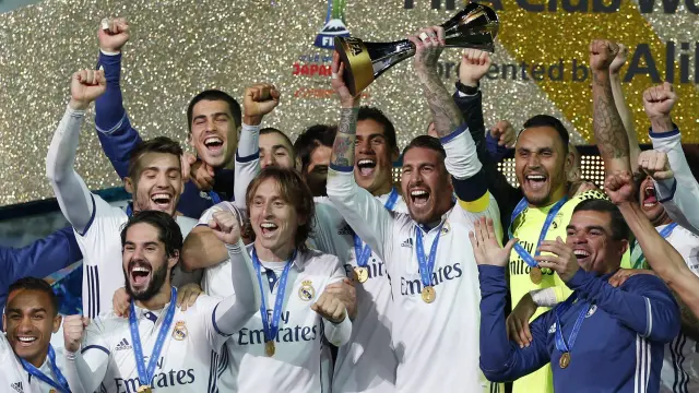 El Real Madrid celebra su segundo Mundial de Clubes.