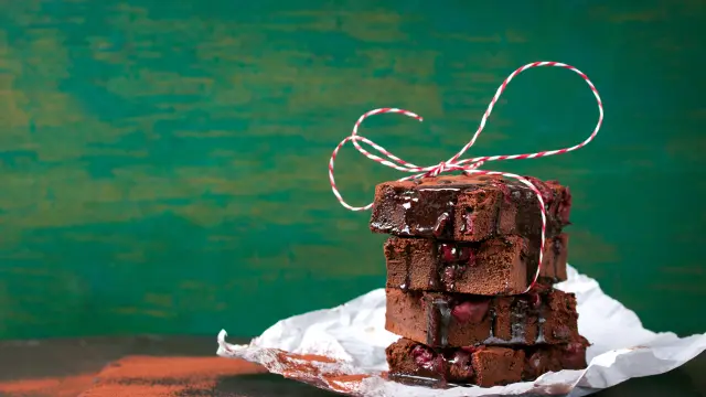 El brownie es una buena opción de postre para todas las épocas del año.