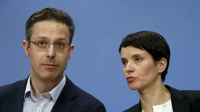 Marcus Pretzell junto a la líder del partido xenófobo Frauke Petry