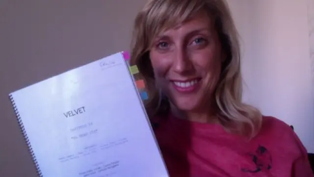 Cecilia Freire subasta el guion del último capítulo de la serie.