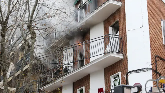 Explosión de gas en una vivienda de Salamanca