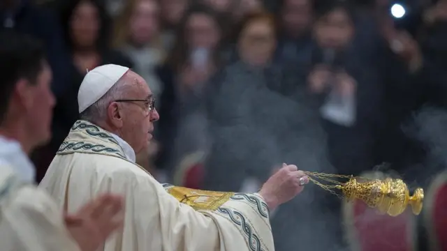 Francisco celebró una ceremonia en el Vaticano.