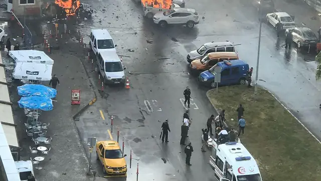 Un reciente atentado en Esmirna, Turquía.