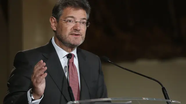 Rafael Catalá, el ministro de Justicia, durante