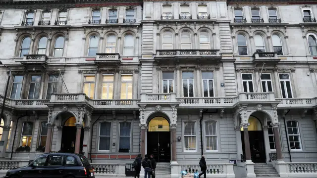 Edificio en el que se encuentra la oficina de Christopher Steele en Londres.