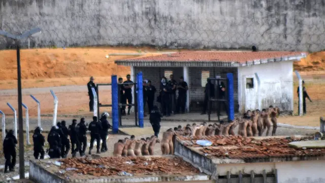 Motín de este sábado en el que 26 presos fueron asesinados en una cárcel de Brasil.