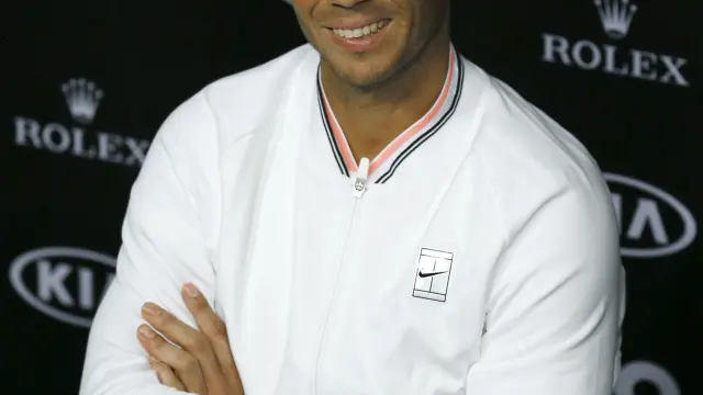 Rafa Nadal: "Estoy feliz porque juego al tenis"
