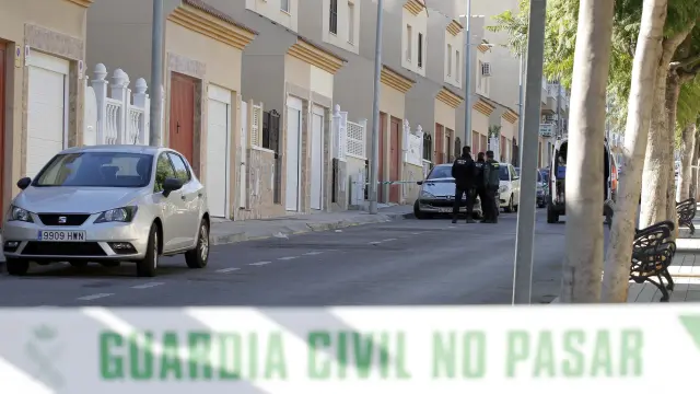 Vivienda de la mujer asesinada en Huércal de Almería.