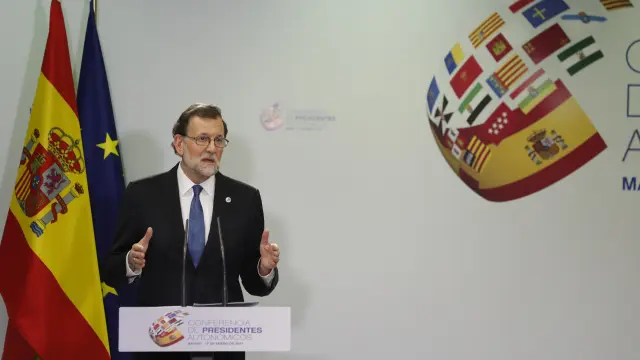 Mariano Rajoy habla tras la conferencia de presidentes