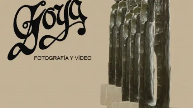 Imagen de las estatuillas que recibirán los ganadores de los Premios Goya de Fotografía y Vídeo