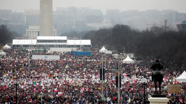Marcha de las Mujeres contra Trump.