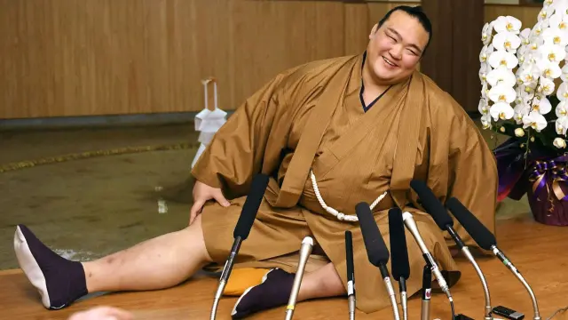 El luchador de sumo nipón Ozeki Kisenosato, que será nombrado Yokozuka o 'gran campeón'.