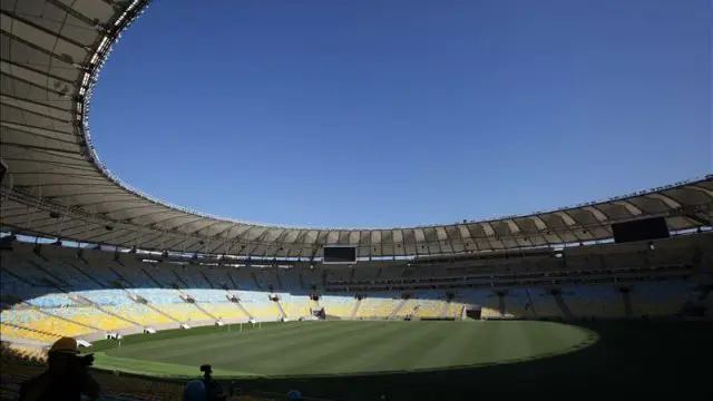 Vista general del estadio Maracaná en Río de Janeiro