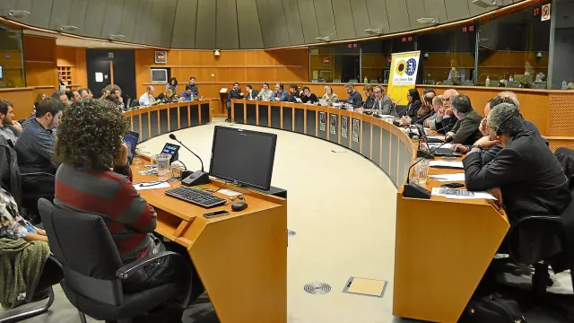 Un momento del debate celebrado ayer en Bruselas sobre el futuro de los territorios vinculados al carbón.
