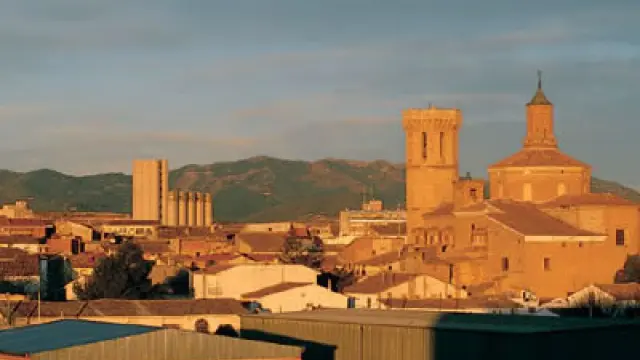 Vista de Cariñena (Zaragoza).