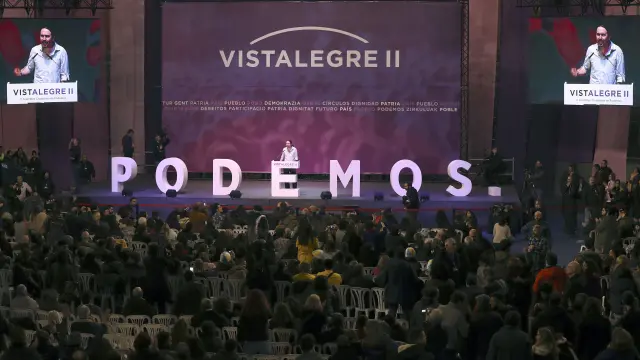 Asamblea Ciudadana Estatal de Podemos en el conocido como Vistalegre II
