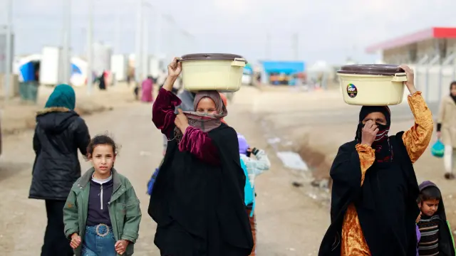 Residentes en Mosul.