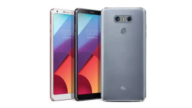LG G6. Todo pantalla y doble cámara. Con el G6, LGrectifica tras el escaso éxito cosechado con su teléfono modular. Con cristal delante y detrás, tiene un diseño muy elegante y la pantalla Quad HD ocupa el 84% del frontal.
