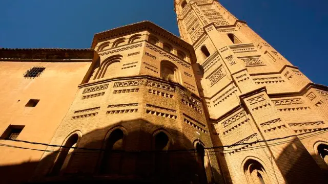 La colegiata de Santa María la Real es uno de los máximos exponentes del mudéjar en Calatayud.
