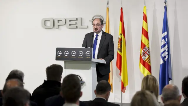 Lambán: "La trayectoria de Opel España en Figueruelas va a seguir siendo exitosa"