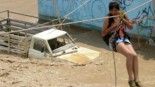 Inundaciones en Lima.