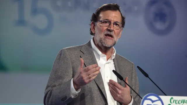 Rajoy en el Congreso del PP en Andalucía.
