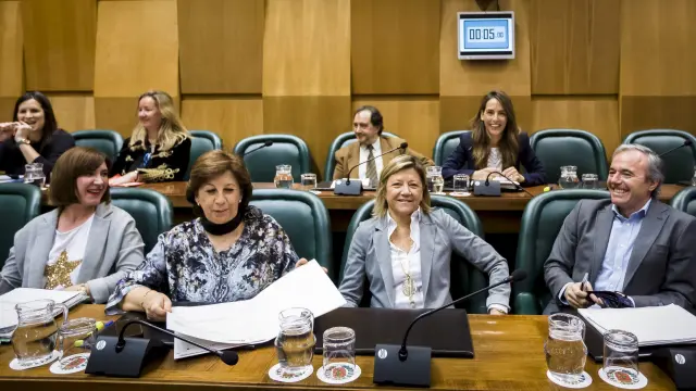 Pleno en el Ayuntamiento de Zaragoza.