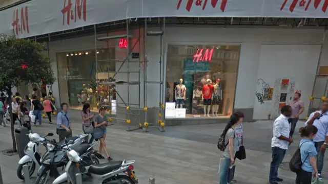 Una de las tiendas de H&M en Madrid.